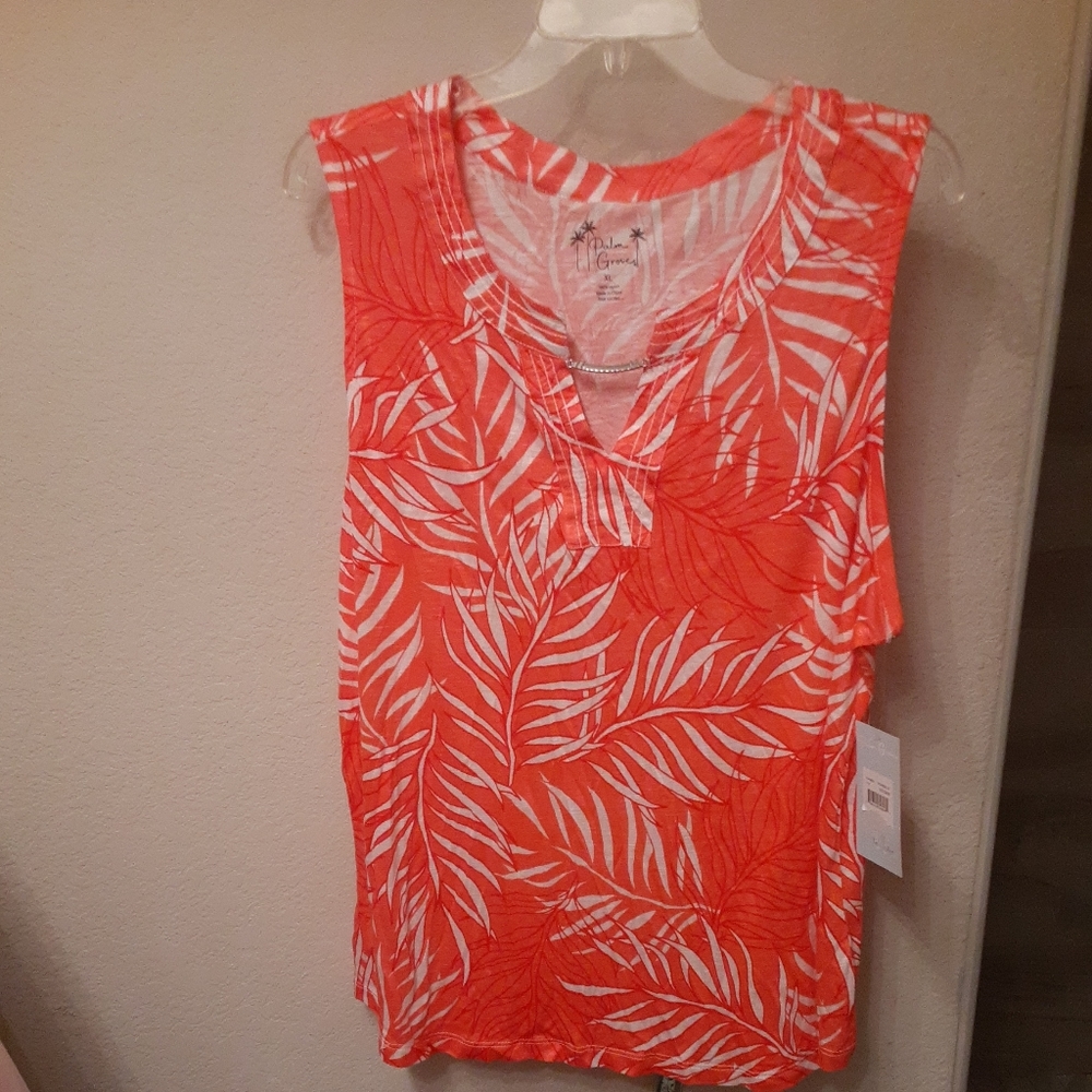 Palm Grove Blouse Size XL